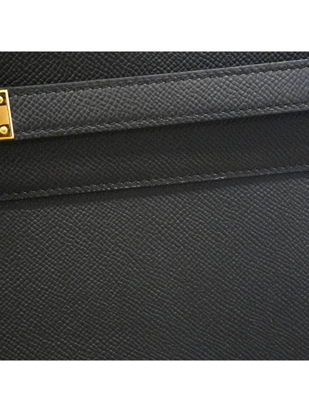 Hermes Briefcase Kelly Depeche 36 Veau Epsom Black Gold